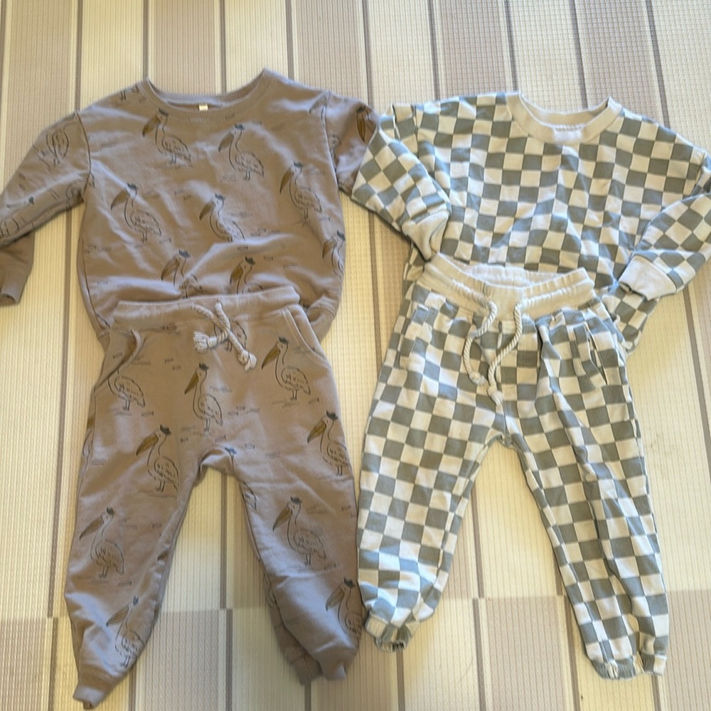 Rylee + Cru 18-24 month Sweat Sets